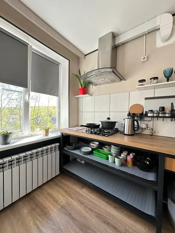 Современная студия с видом на гору в 2х минутах от Онежского озера