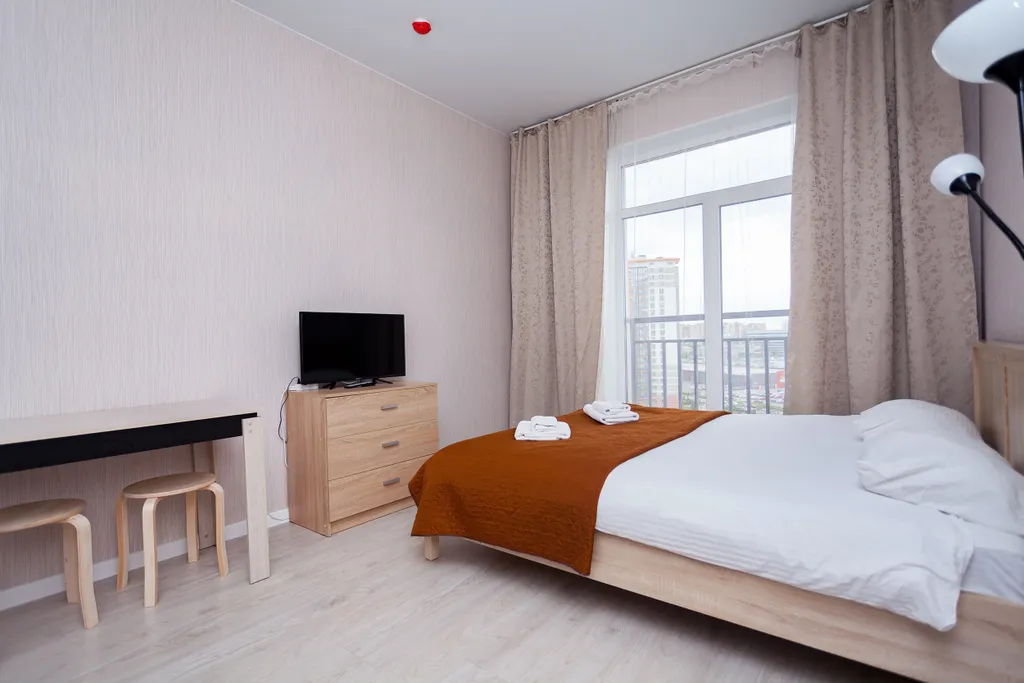 Квартира Квартира Студия в комплексе апартаментов Салют — Санкт-Петербург