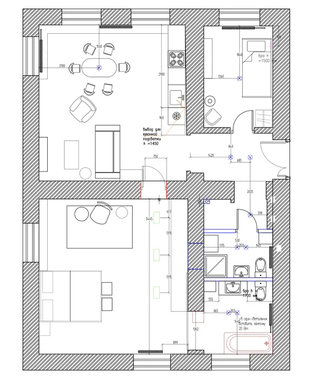 Большая квартира с видом на Неву