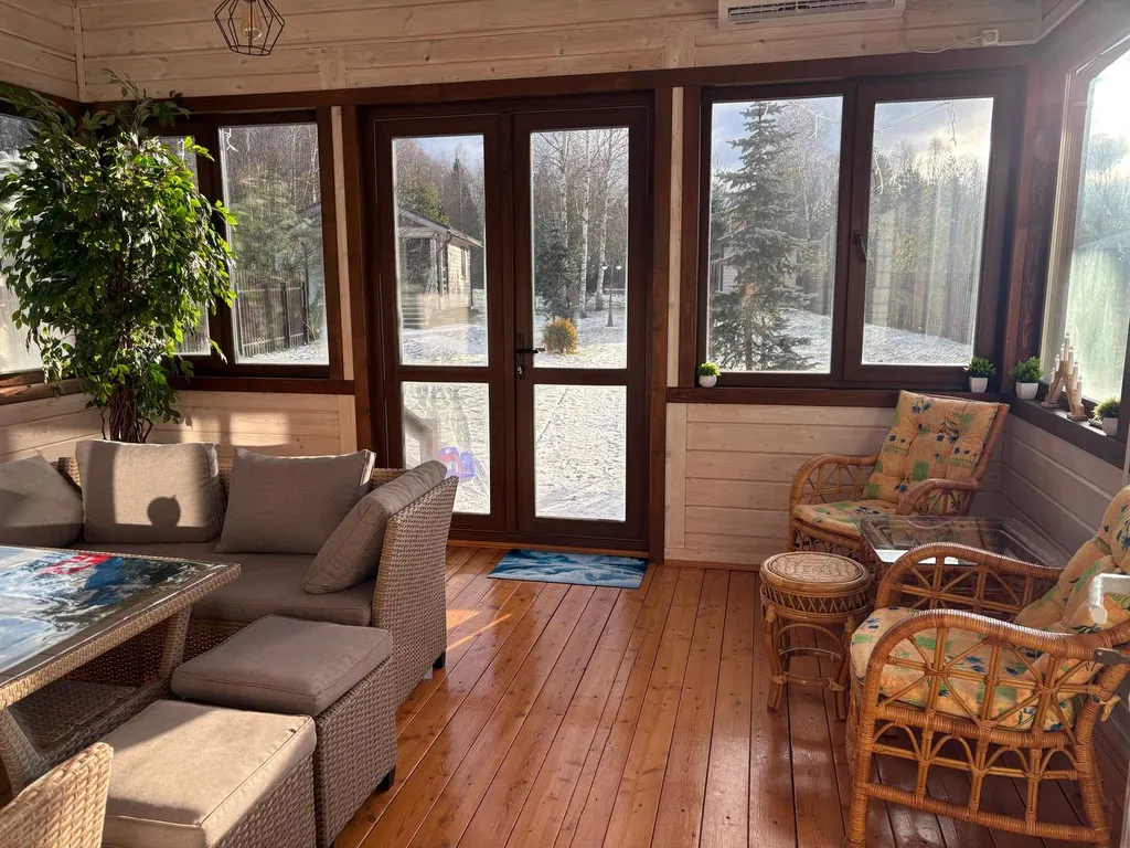 Русская усадьба с баней со швейцарским флёром