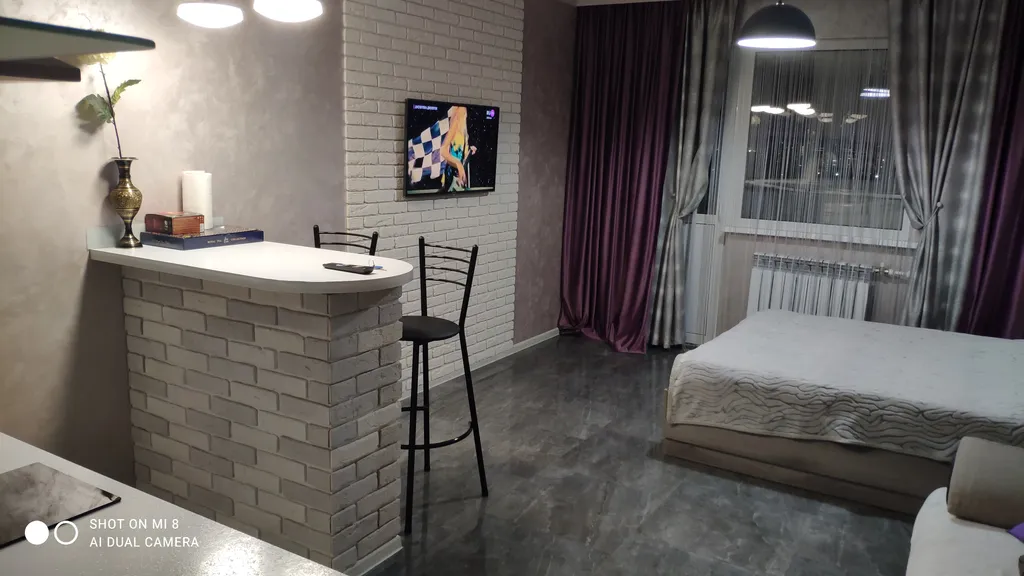 Современная квартира с красивым видом на город