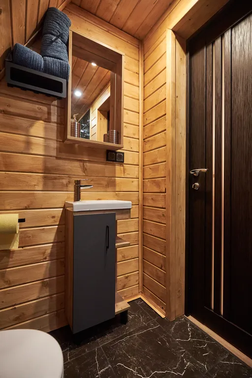 Коттедж Домик A-frame рядом с озером — Светлое