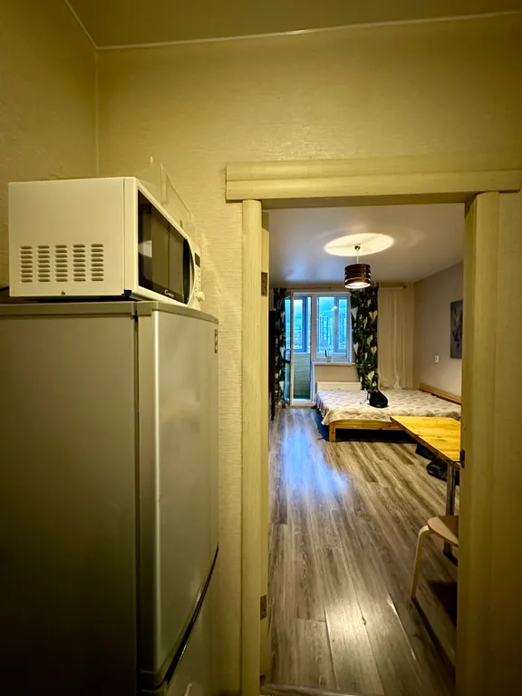 Уютная квартира у метро Девяткино видно из окна