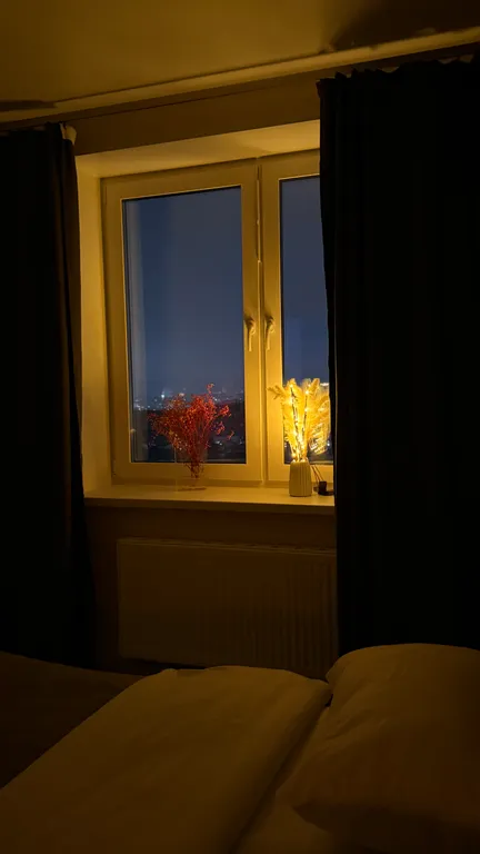 Новогодний апартамент с панорамным видом и атмосферой уюта