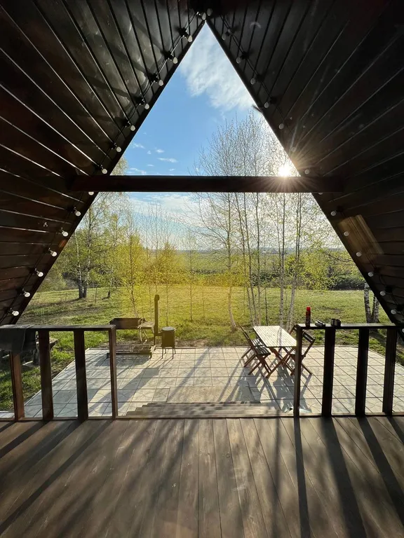 Коттедж Уютный дом с огромной территорией на берегу реки — Можайск