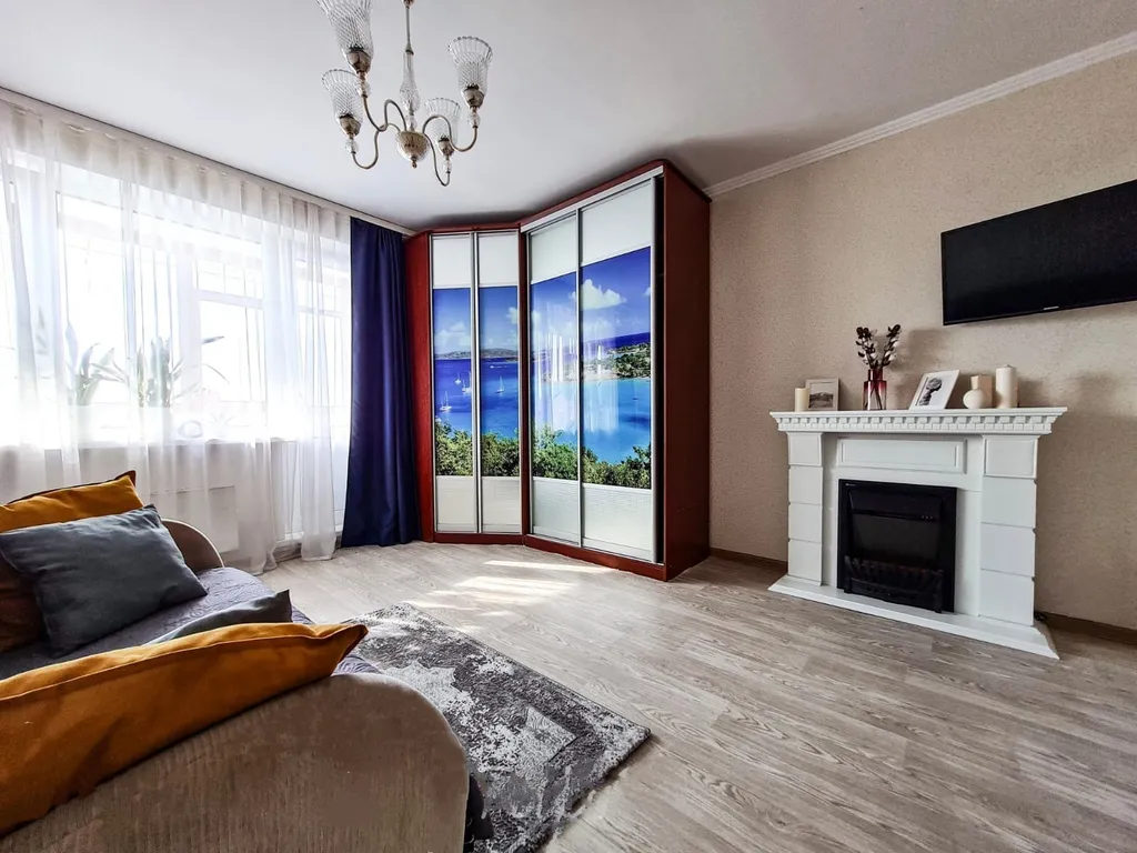 Квартира с камином в центре города