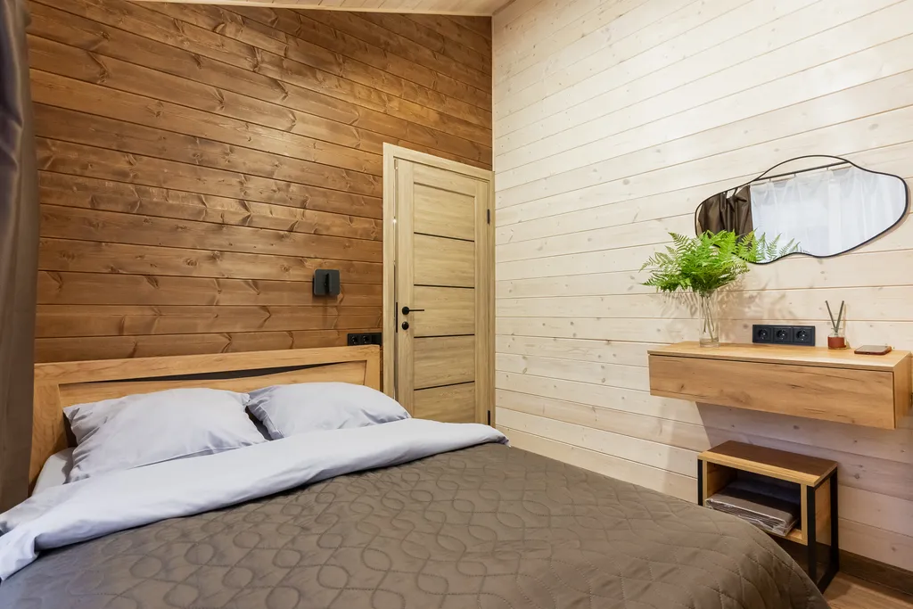 2-комнатный коттендж на границе с лесом, 69м²