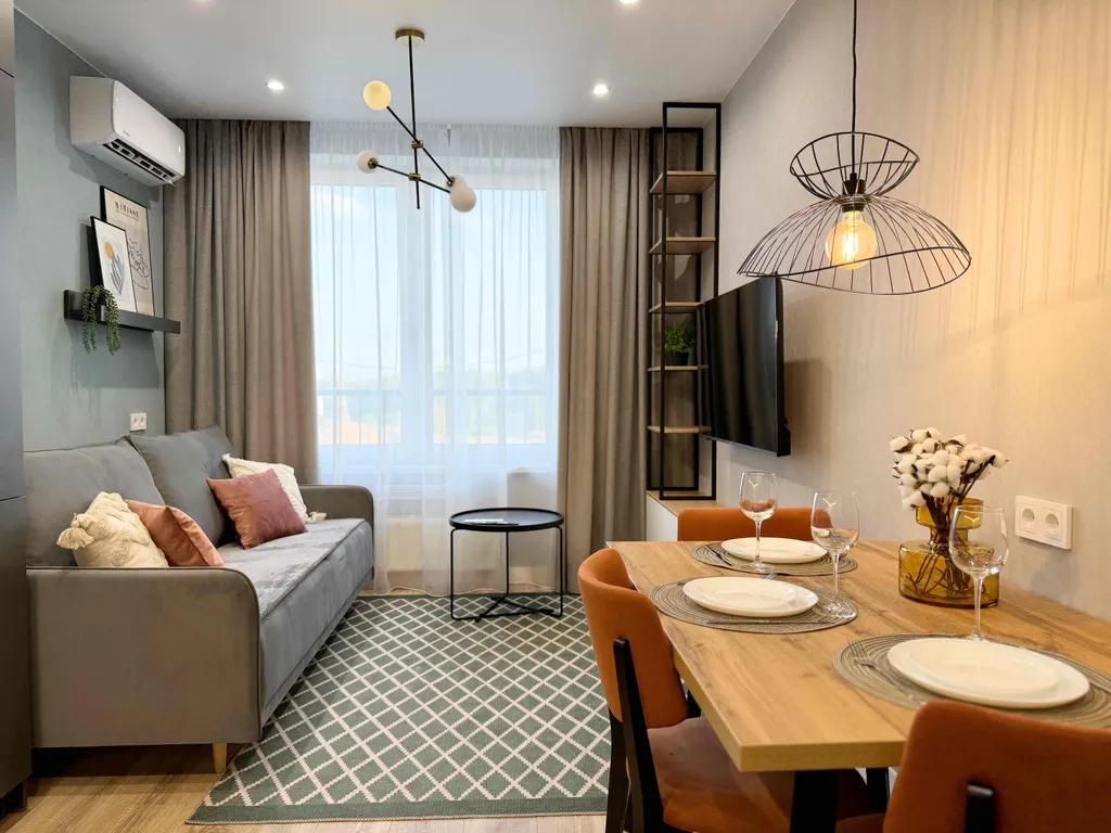 Квартира 2х-комнатная cтудия по дизайн-проекту в новом ЖК комфорт-класса — аренда посуточно в Томск