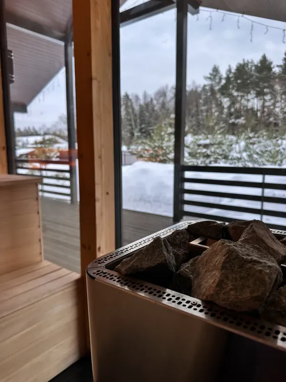 Дом с сауной и чаном