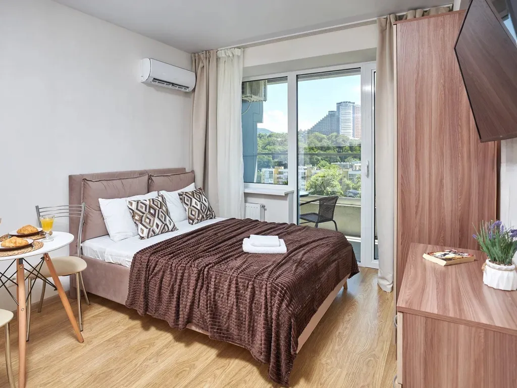 Студия в ЖК Каравелла Португалии с потрясающим видом на горы и море