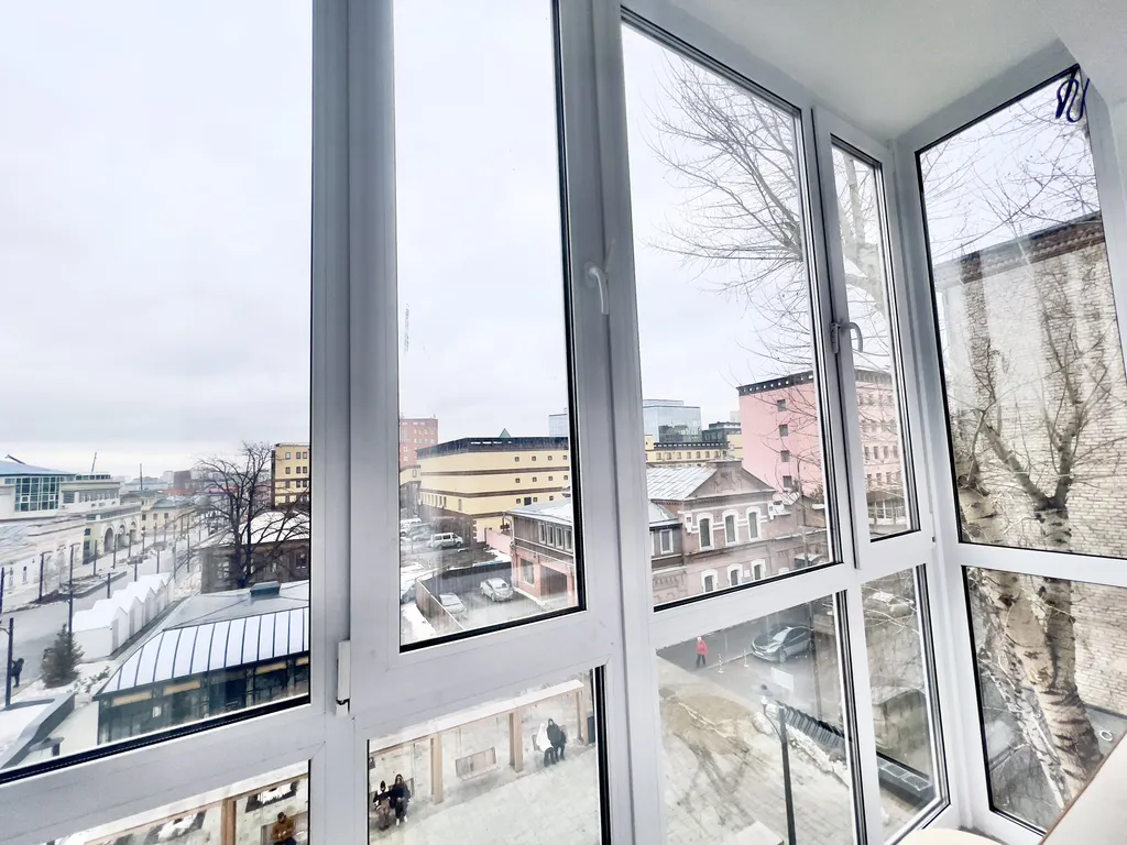 Апартаменты на Тюменском Арбате с видом на Бульвар Дзержинского