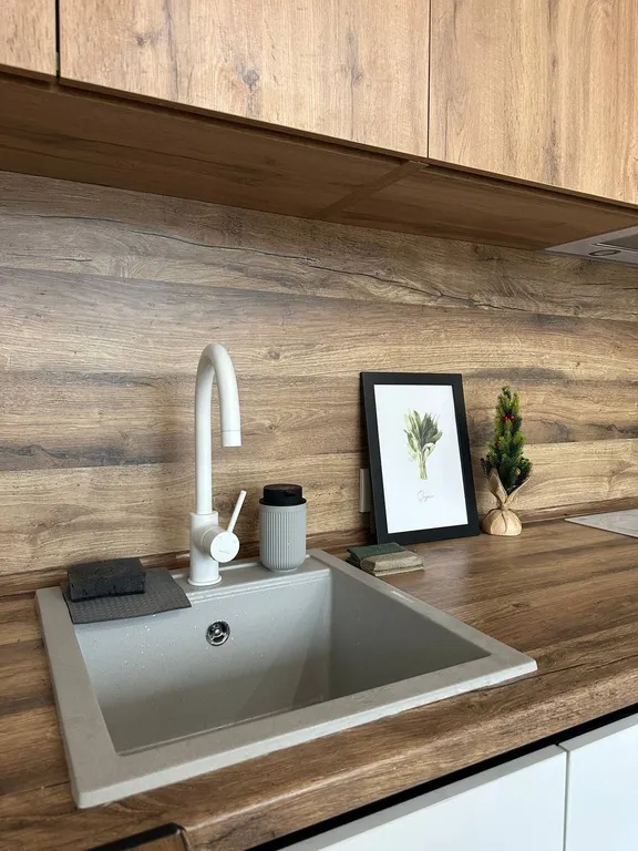 Уютный сканди коттедж с сауной