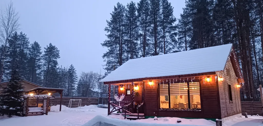 Коттедж Уютный гостевой дом в лесном просторе — аренда посуточно в Медвежьегорск