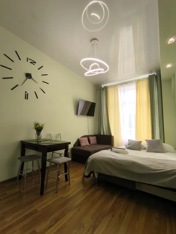 Уютная студия в центре города на 3 человека