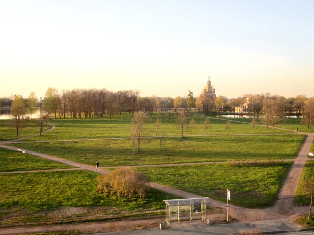 Вид на Петергоф