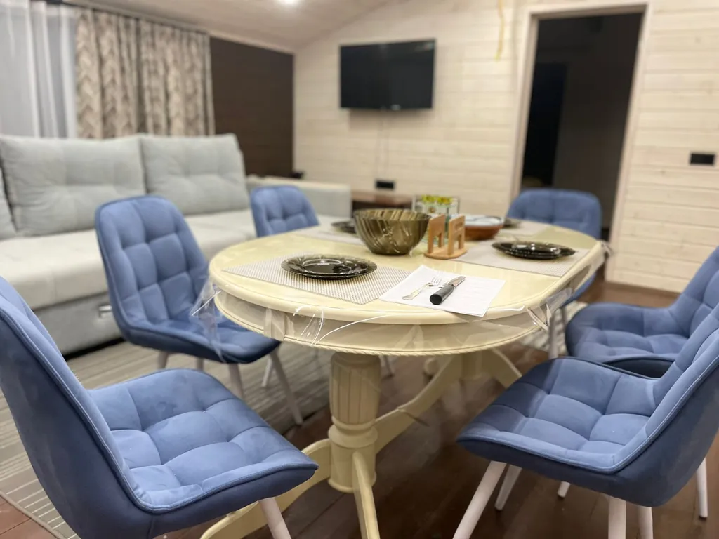 Коттедж Уютный домик на базе отдыха глэмпинге Салтыковские бани - Мир пара — Ганусово