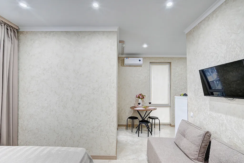 Студия МореСолнцеАпарт в ЖК Касабланка с прямым видом на море