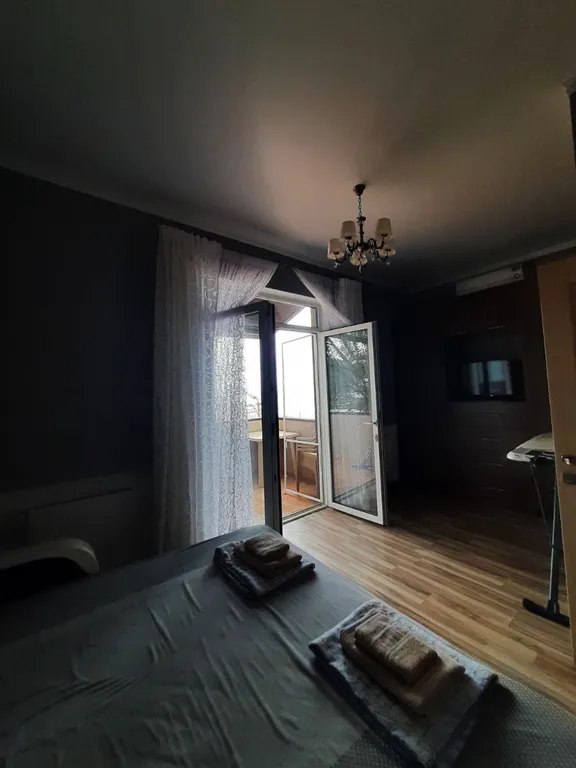 Дом с балконом с видом на море