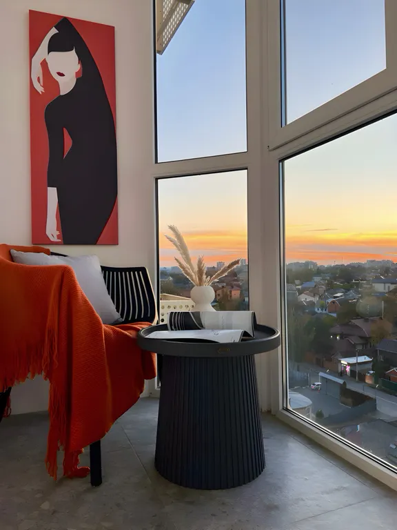 Квартира Квартира в стиле джапанди и панорамным видом — Ростов-на-Дону