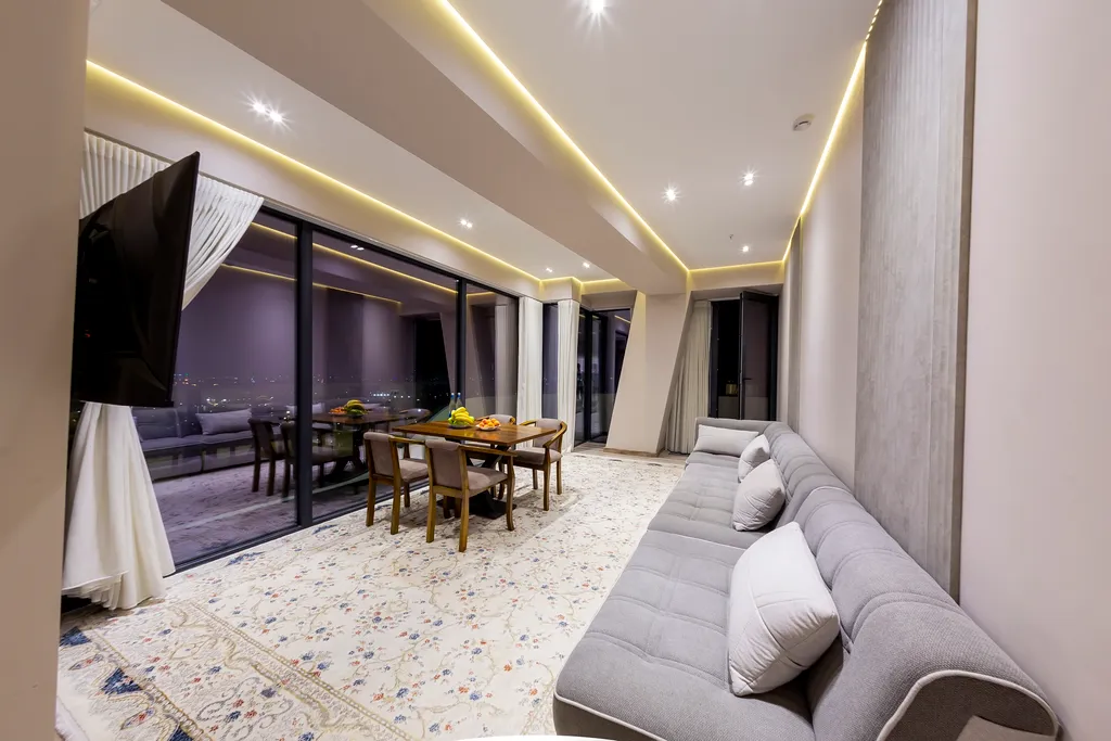 NRG U Tower, квартира с панорамным видом на Tashkent city 25 этаж