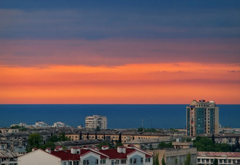 Квартира с шикарным видом на море и романтические закаты с видом на Херсонес