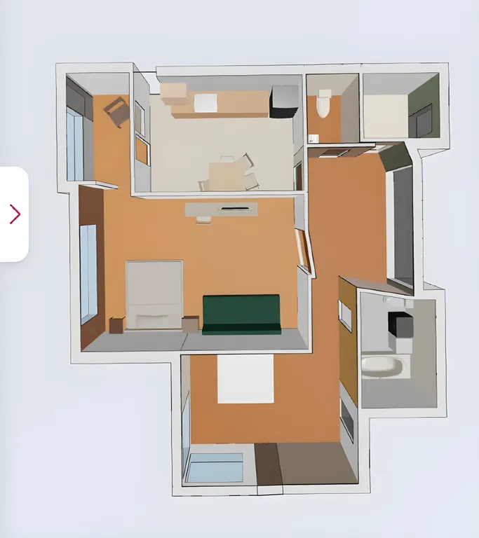 Квартира Квартира Флора у Южного вокзала, центр Калининграда — Калининград