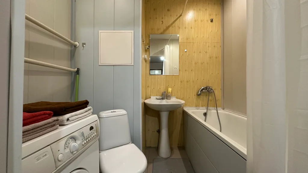 Простая однушка с видом на лес