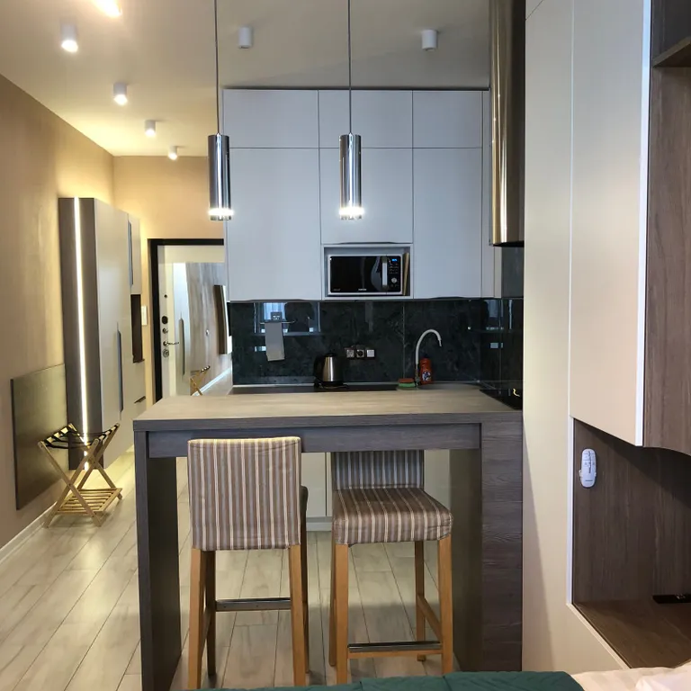 Современная студия с видом на море в ЖК Метрополь