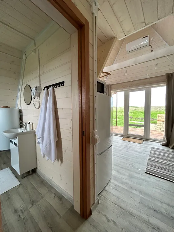 Новый a-frame с видом на море