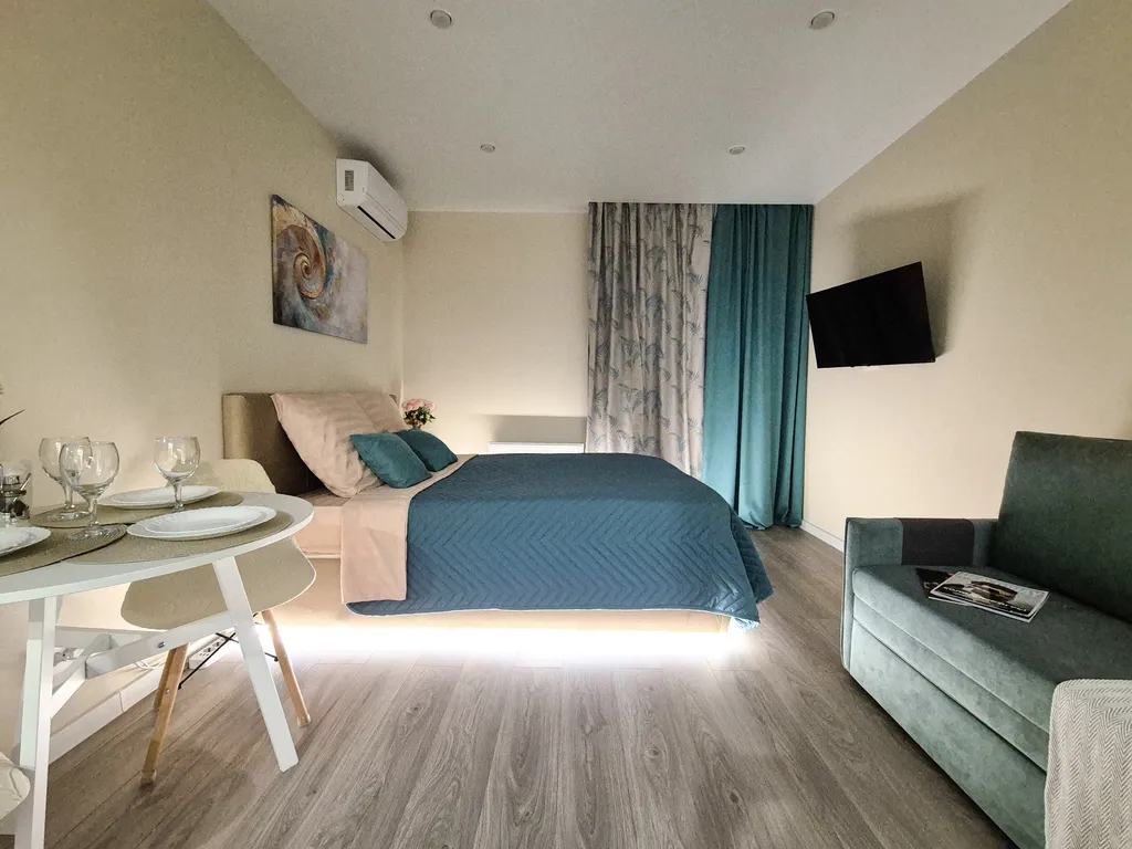 Квартира с двумя балконами и потрясающими закатами