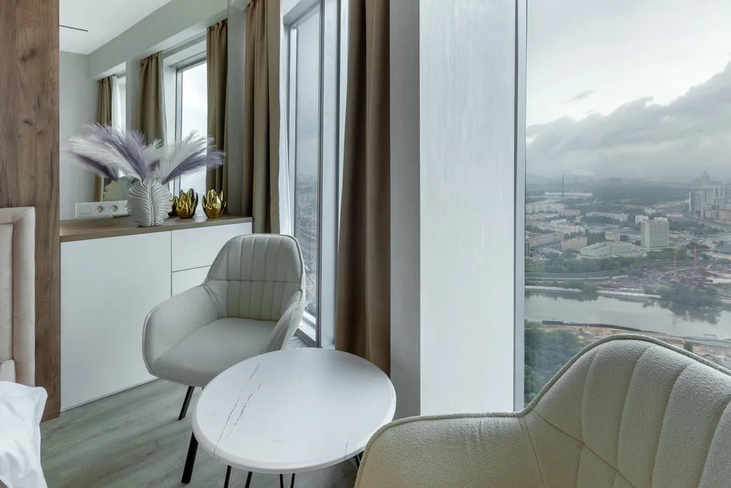 Квартира Квартира Номер с панорамным видом в Москва-Сити — Москва