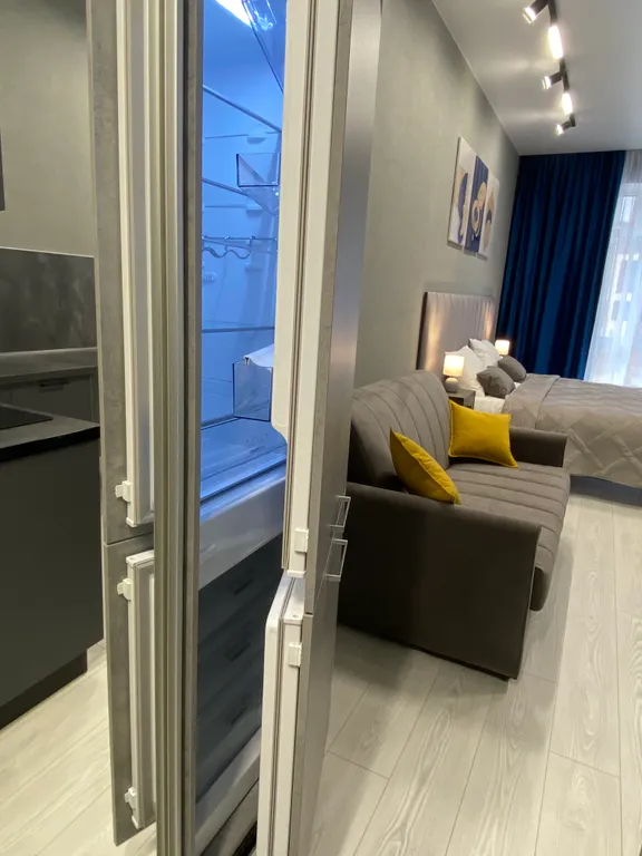 Стильная студия в ЖК бизнес-класса под управлением Platinum Aparts