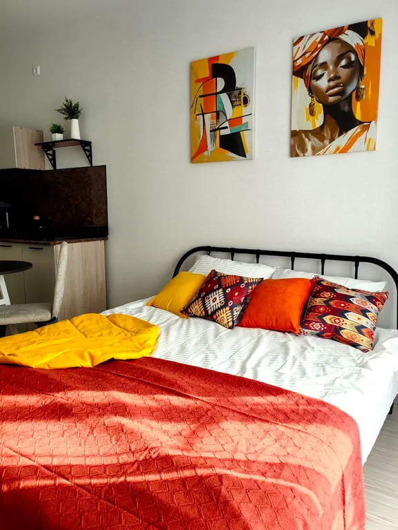 Зеленый уголок в городе, 15 мин до центра, квартира с самоваром