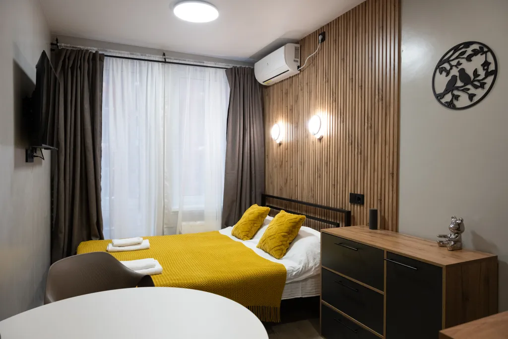 Квартира Уютная новая студия в ЖК Хайвей — аренда посуточно в Москва