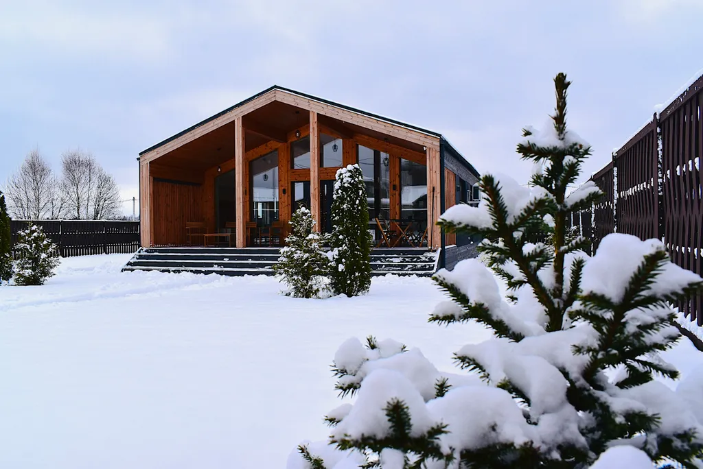 Коттедж Уютный барнхаус Daсhа Beketovо с панорамными окнами — аренда посуточно в Ступино