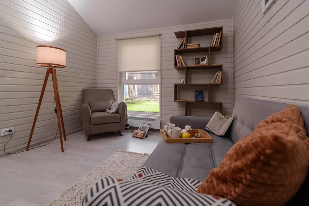 Уютный дом с 3 спальнями и кухней-гостиной