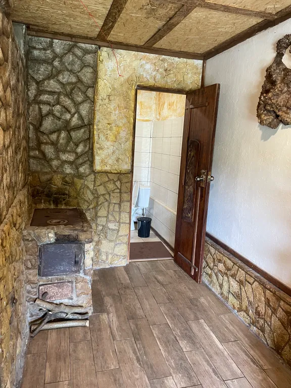 Деревенский домик в лесу