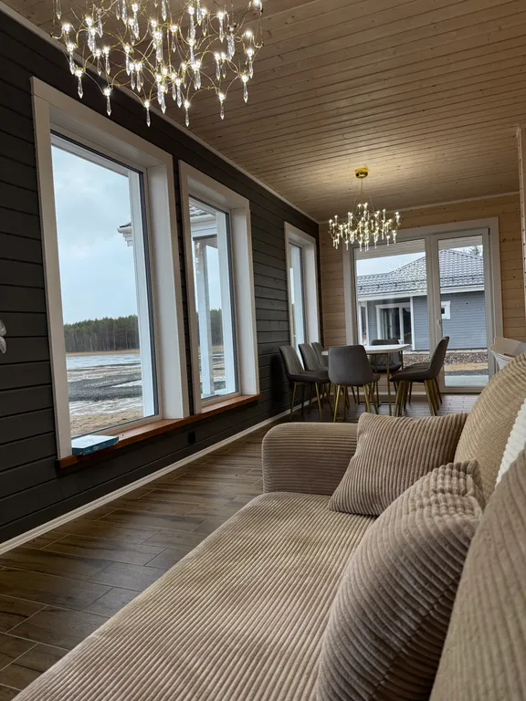 Дом с тремя спальнями на озере Сямозеро в Карелии