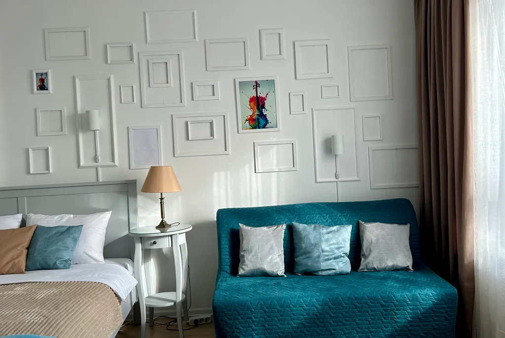 Встречайте рассветы в дизайнерской квартире с видом на Останкино.