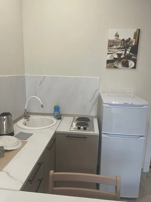 Уютная студия с новым ремонтом