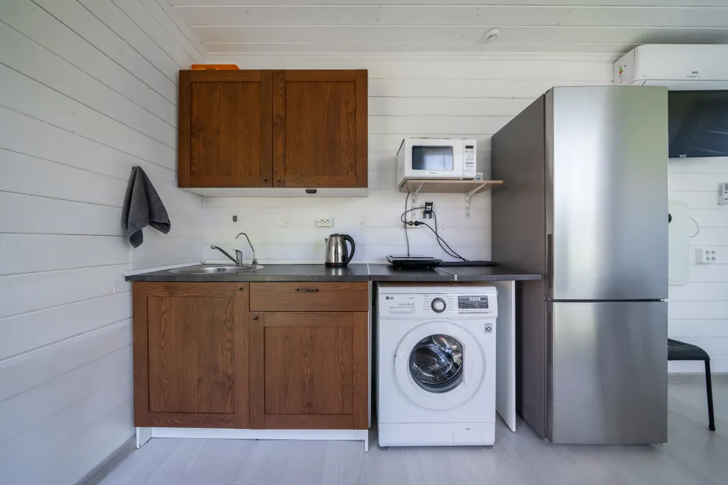 Современный домик с баней