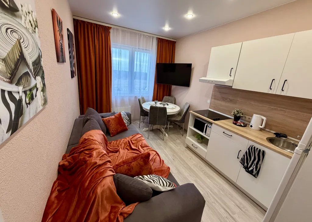 Уютная просторная квартира с евроремонтом