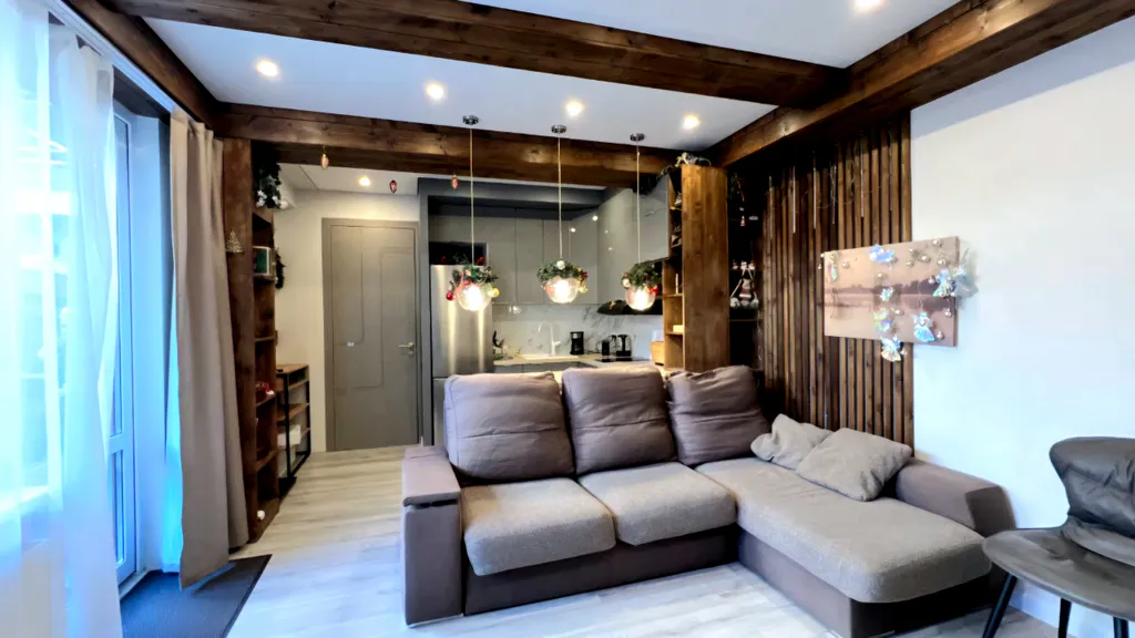 Квартира Новая 2-комнатная в центре с отдельной спальней и входом — аренда посуточно в Красная Поляна