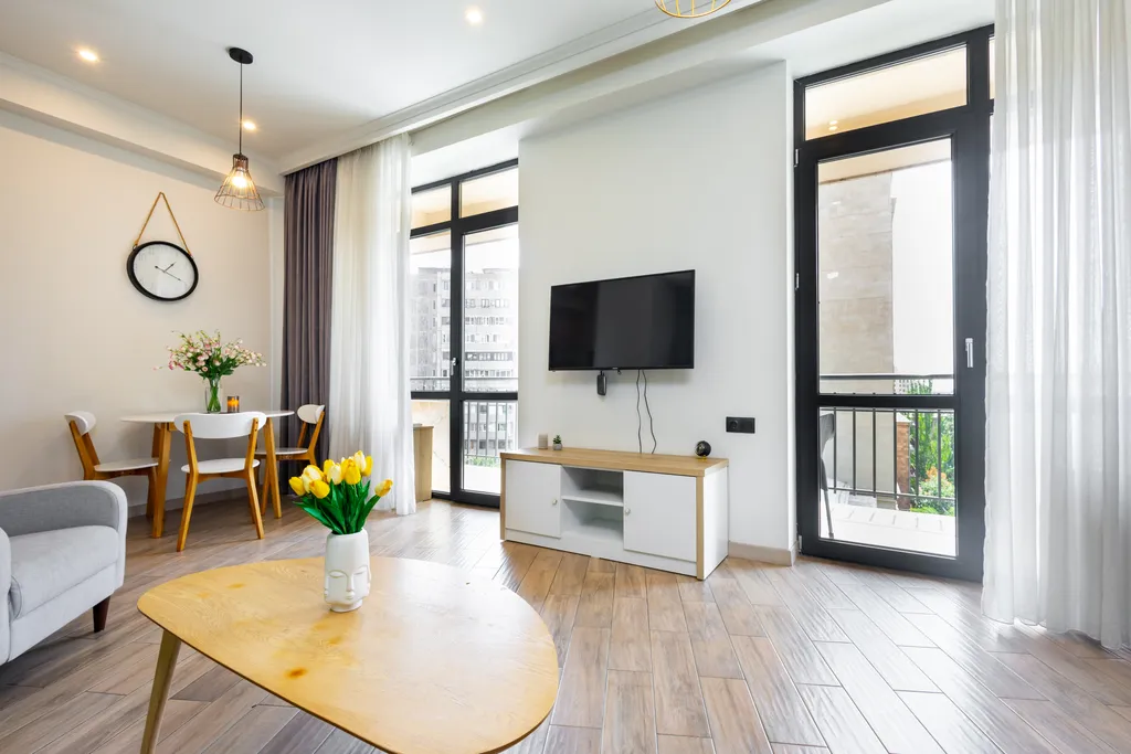 Красивая квартира в видом на город