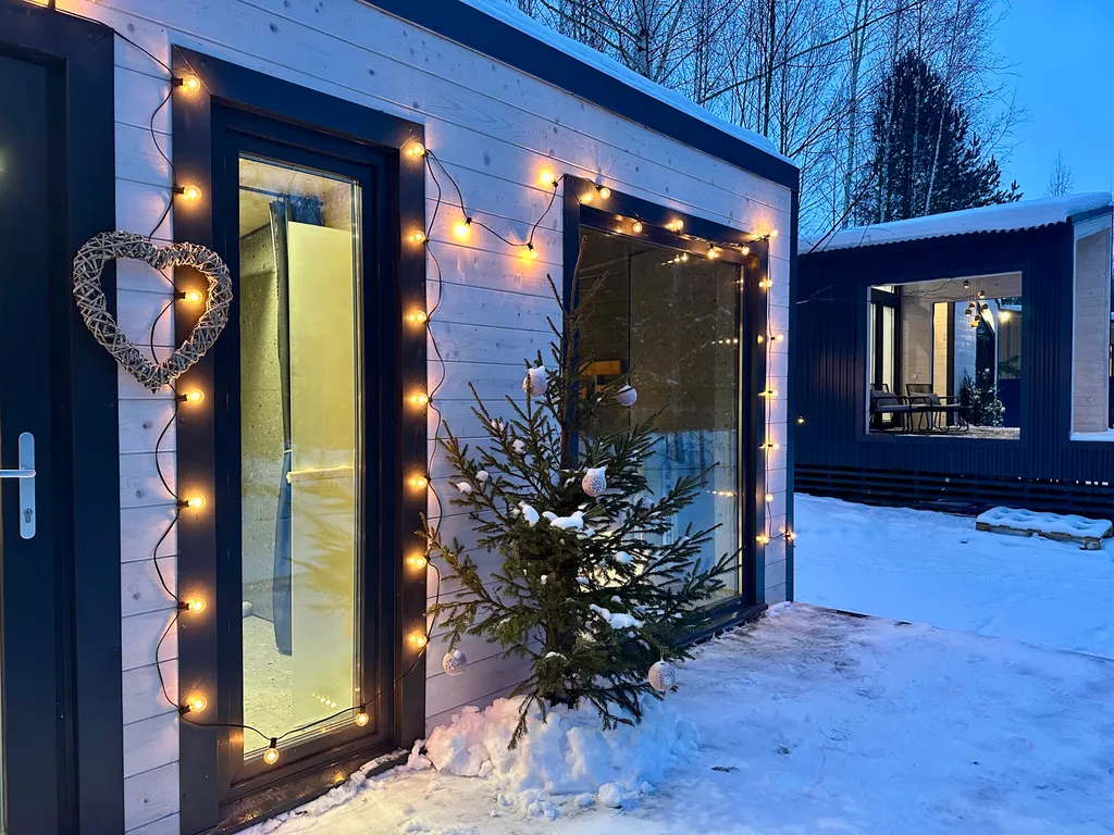 Happy Dacha стильный барнхаус с баней возле Иннополиса