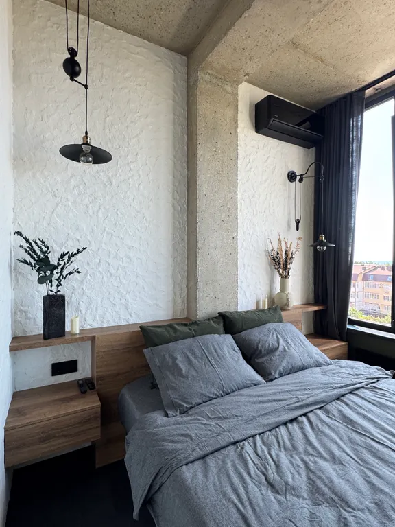 Квартира Большая 1к квартира в стиле эко-лофт, с панорамным видом на море — Геленджик