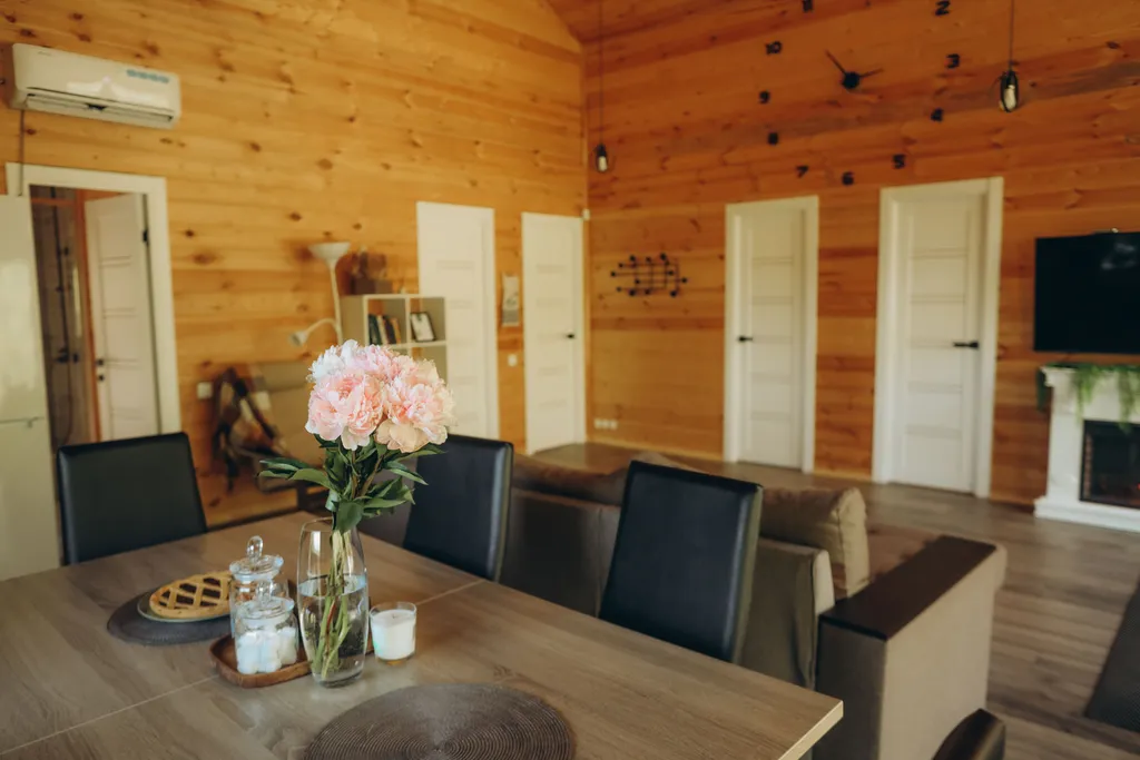 Уютный дом у леса с баней и чаном