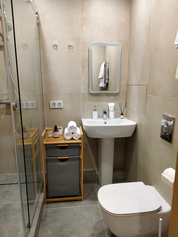 Квартира Квартира Уютный апартамент в апарт-отеле — Краснодар