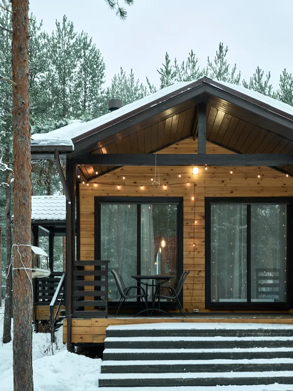 Коттедж Дом Техас в соснах с баней в 20 минутах от центра Петербурга — Песочный