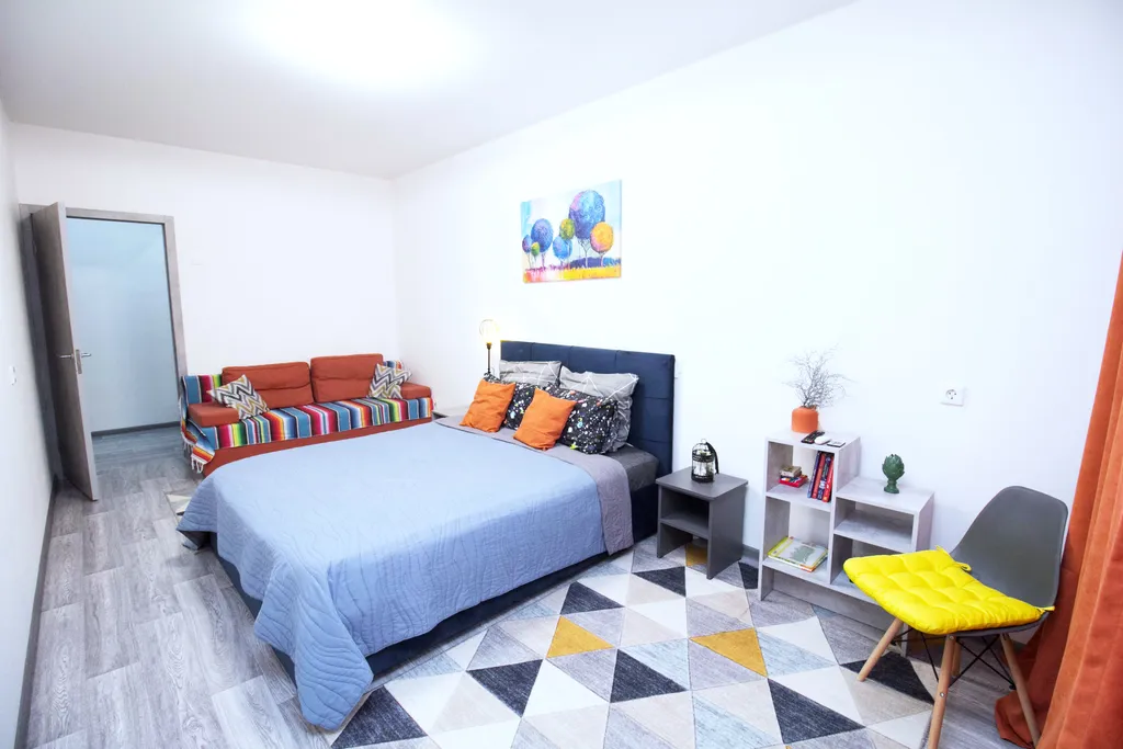 Современная, уютная однокомнатная квартира с видом на набережную